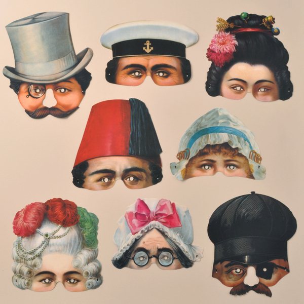 Stockholm Leksaksmuseum Masks â€“ set 1