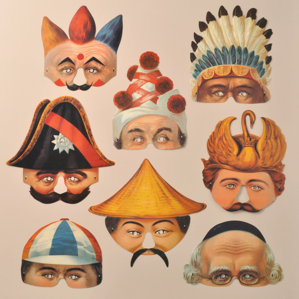 Stockholm Leksaksmuseum Masks â€“ set 2