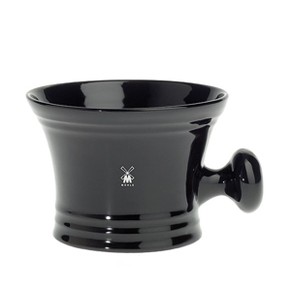 Muhle Black Porcelain Shaving Mug