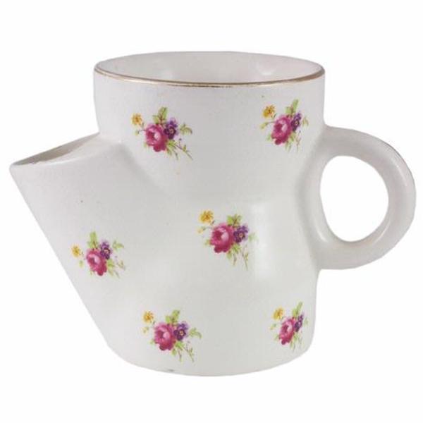 Vintage Floral Shaving Scuttle