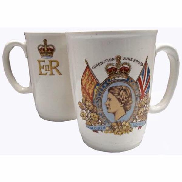 Vintage 1953 Coronation Mug