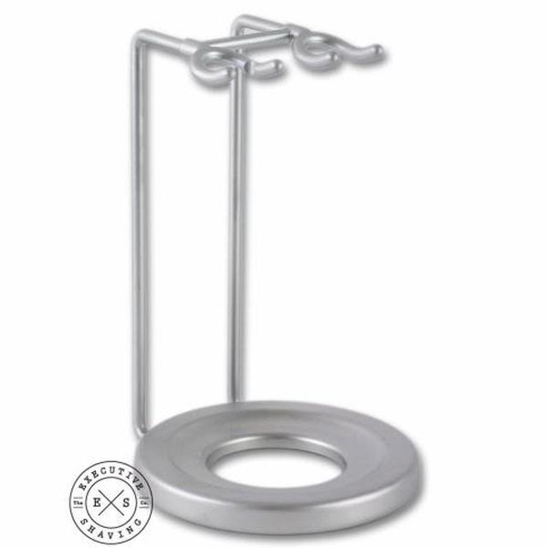 Merkur Futur and VISION Matte Chrome Shaving Stand