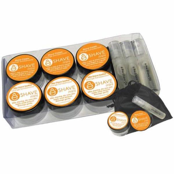 eShave Orange Sandalwood Mini Travel Kit