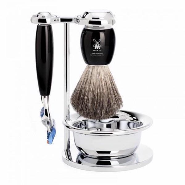 Muhle VIVO Black 4 Piece Fusion Set