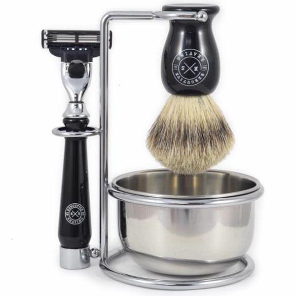 Executive Shaving 4 Piece Mach3 Shaving Set
