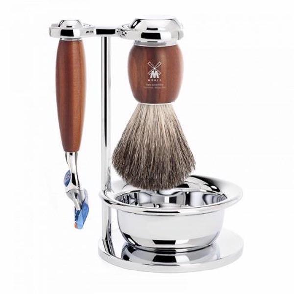 Muhle VIVO Plum Wood 4 Piece Fusion Set