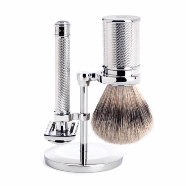 Muhle R89 Safety Razor & Silvertip Shaving Brush Set
