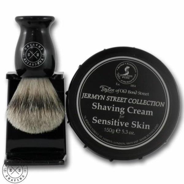 Jermyn Street Sensitive Skin Shaving Cream and Brush Set