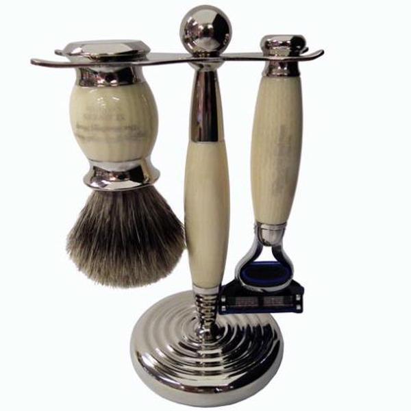 Taylor of Old Bond Street 3 Piece Gillette Fusion Set in Faux Ivory