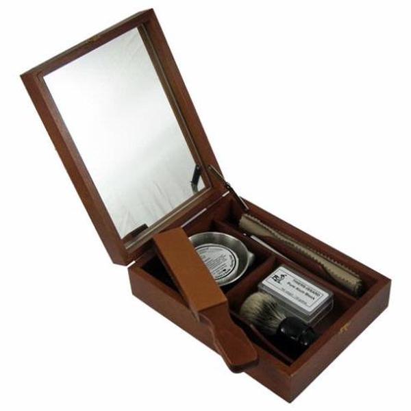 Thiers-Issard Luxury Cut Throat Razor Shaving Set in Black