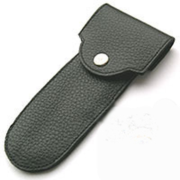 Executive Shaving Black Leather Safety Razor Case