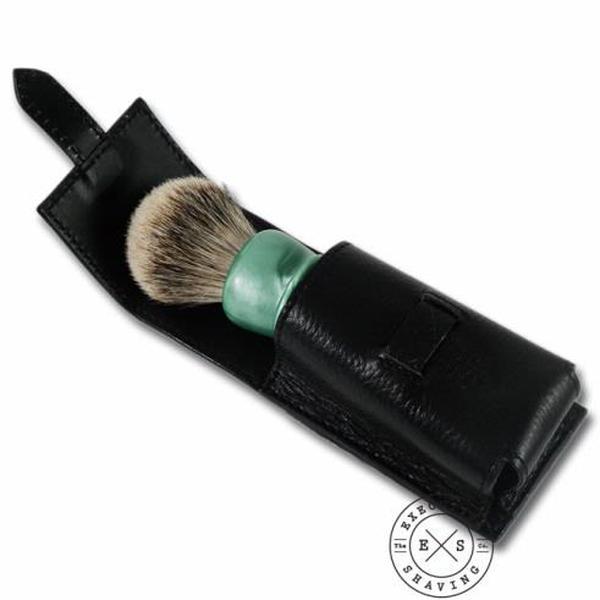 Parker Leather Pouch For Shaving Brush