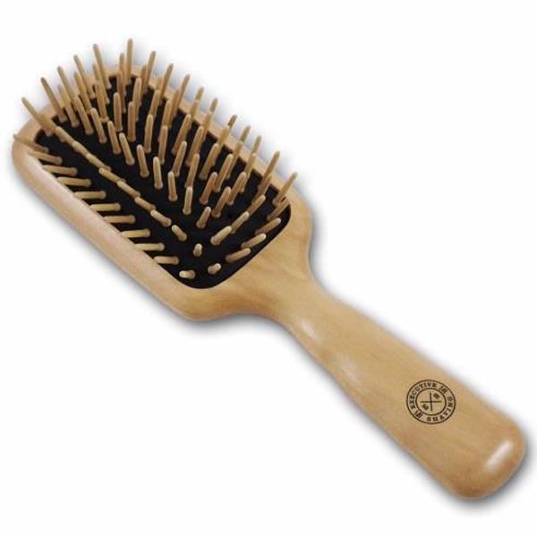 Executive Shaving Wooden Pin Hair Brush