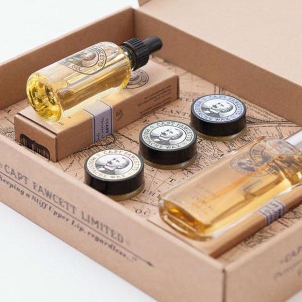 Captain Fawcett Eau De Parfum, Moustache and Beard Care Gift Set