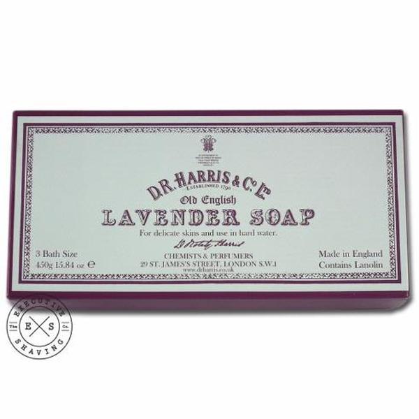 D R Harris Old English Lavender Bath Soap (3 x 150g)