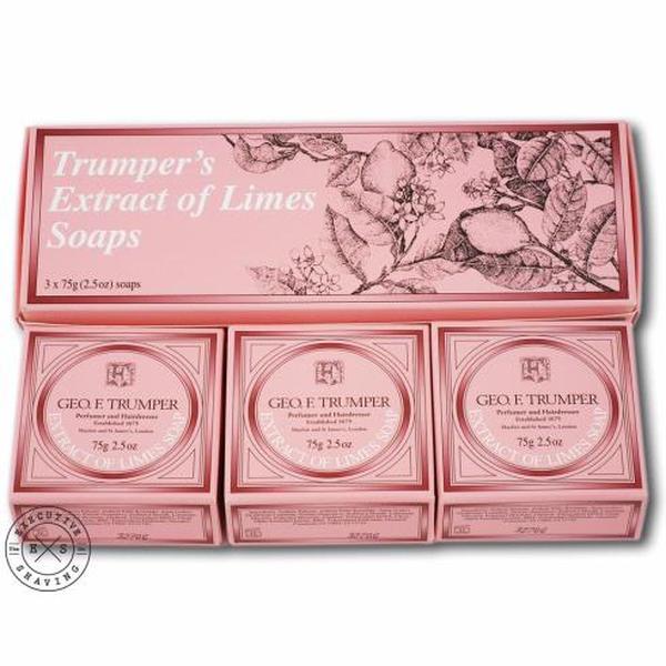 Geo F Trumper Extract of Limes Hand Soap (3 x 75g)