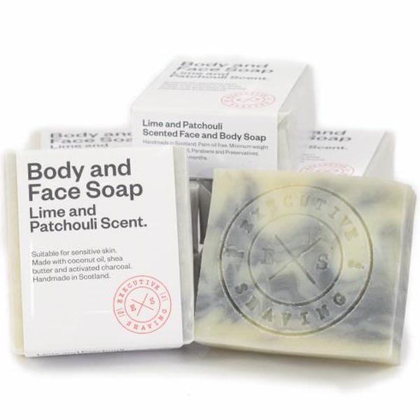 3 for 2 Lime and Patchouli All Natural Body and Face Soap (160g)