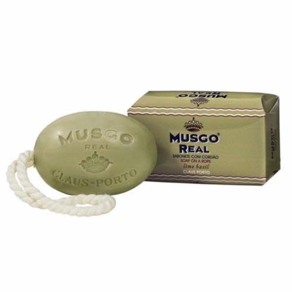 Musgo Real Lime Basil Men's Body Soap on a Rope (190g)