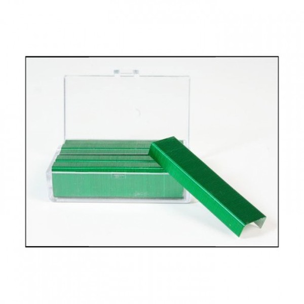 1/4â€³ (6mm) Staples (Green) for Electric Staplers (66 Series)